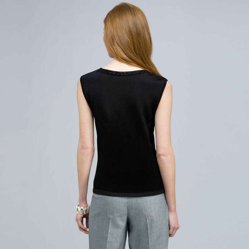 Beaded Shell., Black Multi, large image number 1